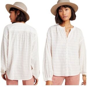 Anthropologie Pilcro Textured Blouse Size X-Small